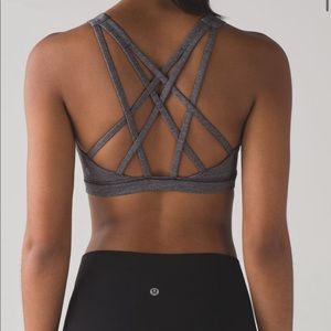 Lululemon athletica Free To Be Serene Bra Grey Size 6